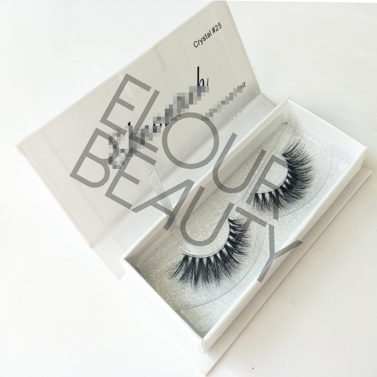 Naked band 3d mink lashes private label hot selling ED17